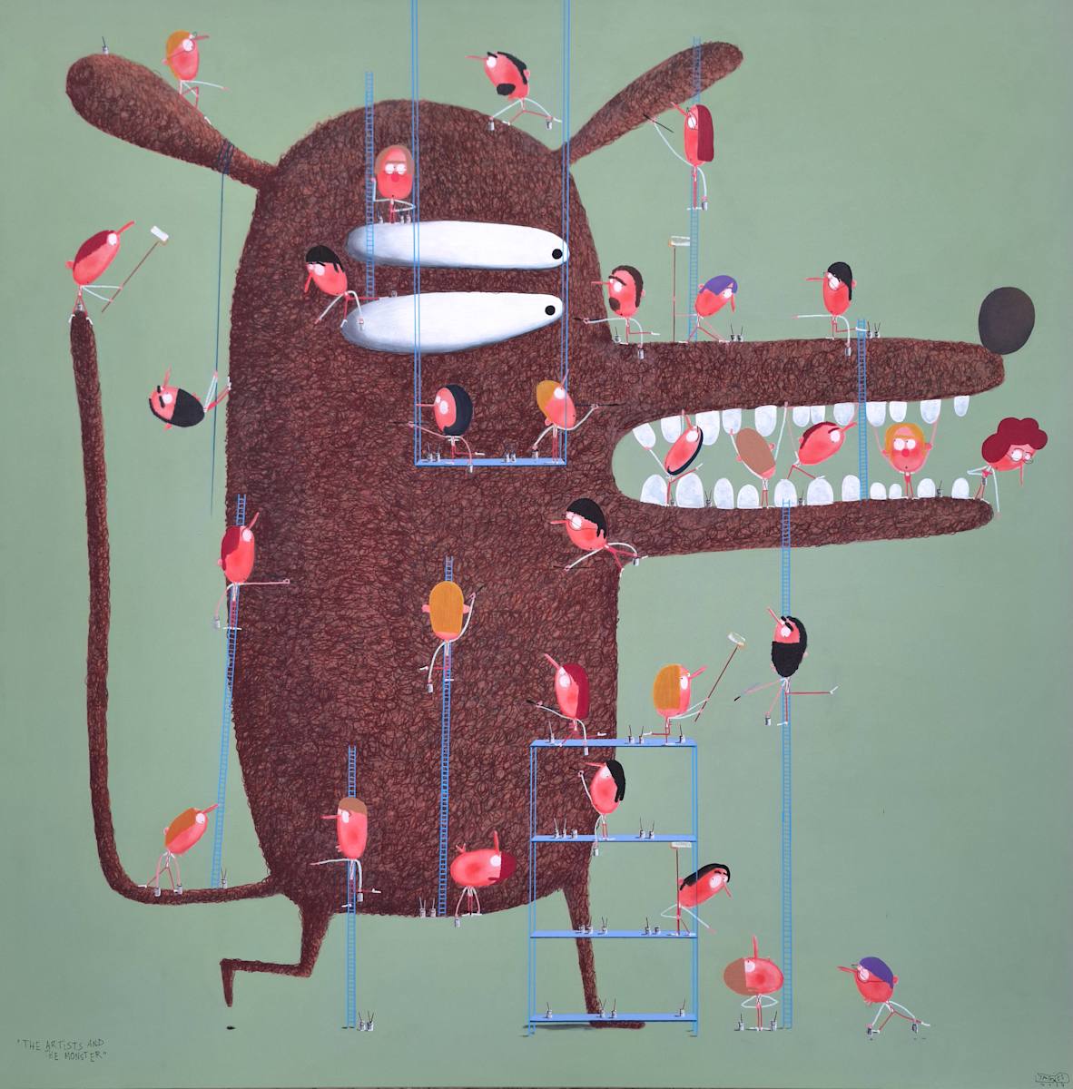 The Artists and The Monster 藝術家與怪物 by Moisés Yagües, Image 16.