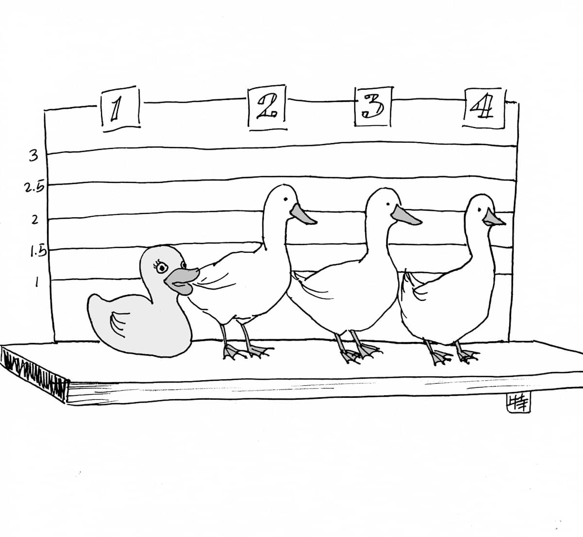 Ducks In A Row by Temo | 特, Image 1.
