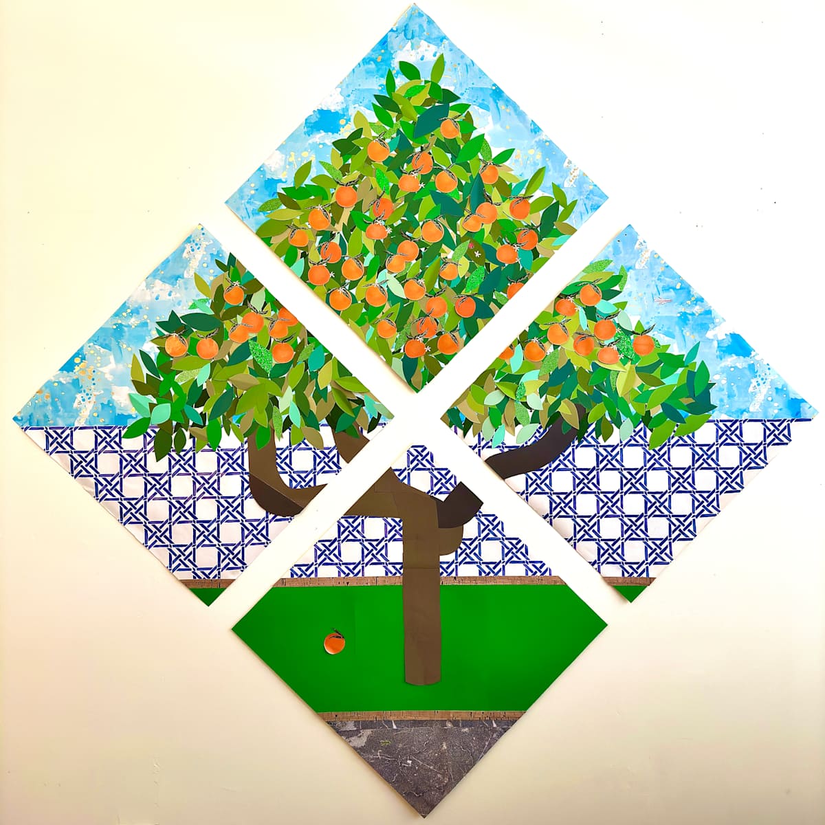 Backyard Orange by Lucie Galvin 