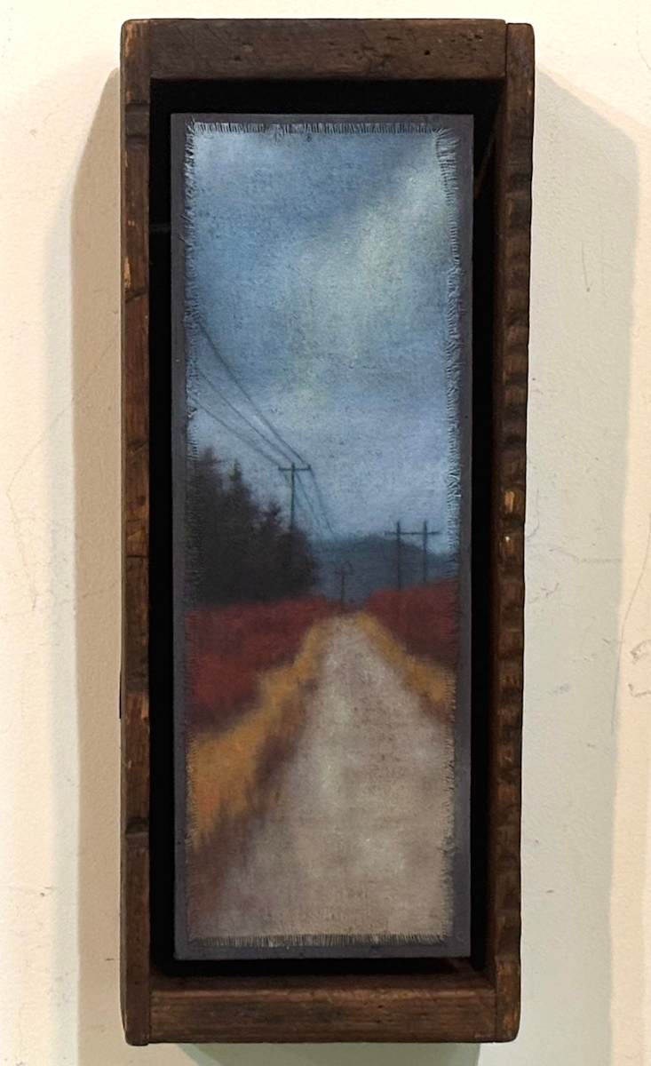 Path with Fall Reds by Christie Scheele 