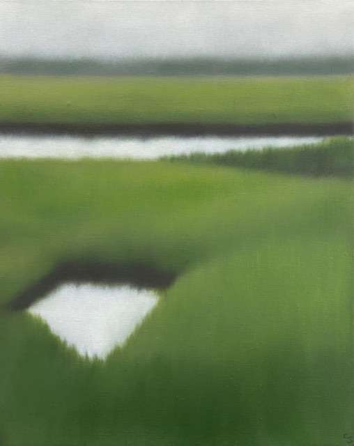 White Light/Green Marsh by Christie Scheele, Image 1.