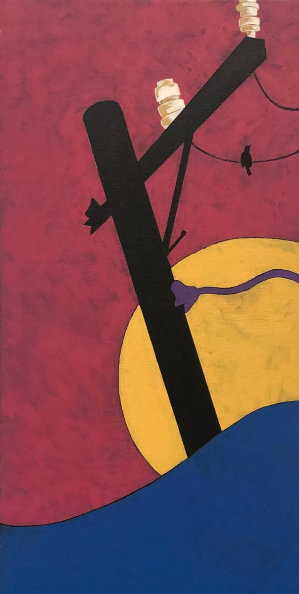 Bird on a Wire by Linda McNamara 
