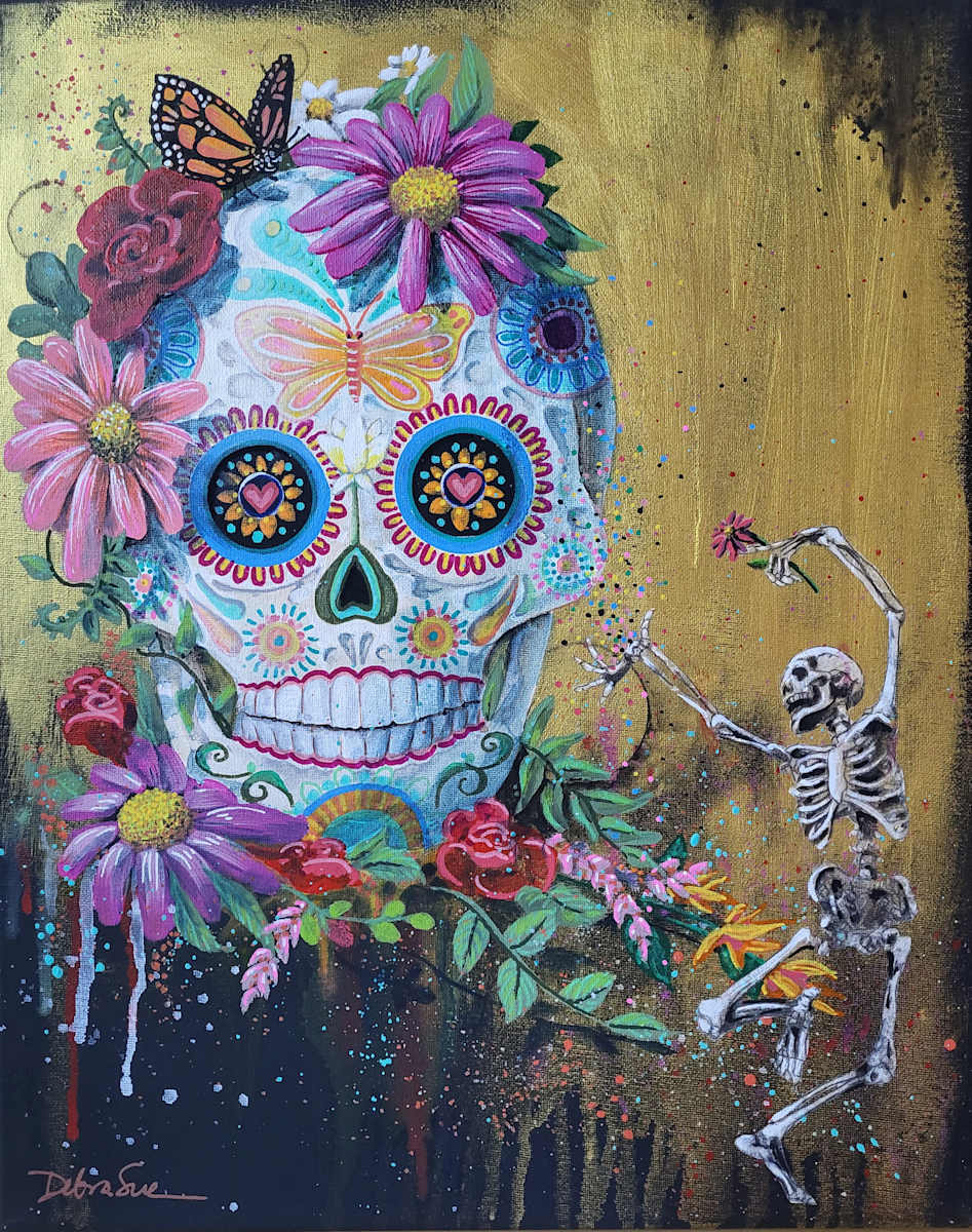 Dancing for the Dead by Debra Sue Solecki  Image: Dancing for the Dead - Acrylic on canvas