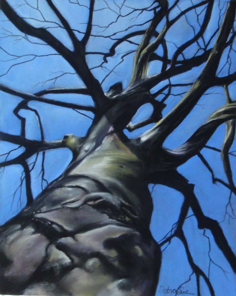 Towering by Debra Sue Solecki  Image: Towering - Chalk pastel