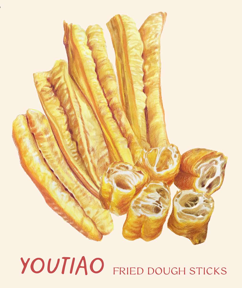 Youtiao Print Large by Julia Wolinsky, Image 1.