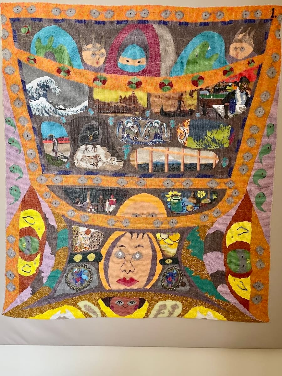 # 1 Panel  "Flashbacks" Tour by Gerald Winter c/o Julia Muench  Image:   #1 Panel : One  Canvas by itself