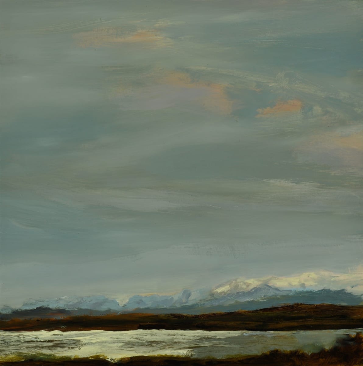 The Olympics from Rebecca Road by Rosie Brouse Fine Art 