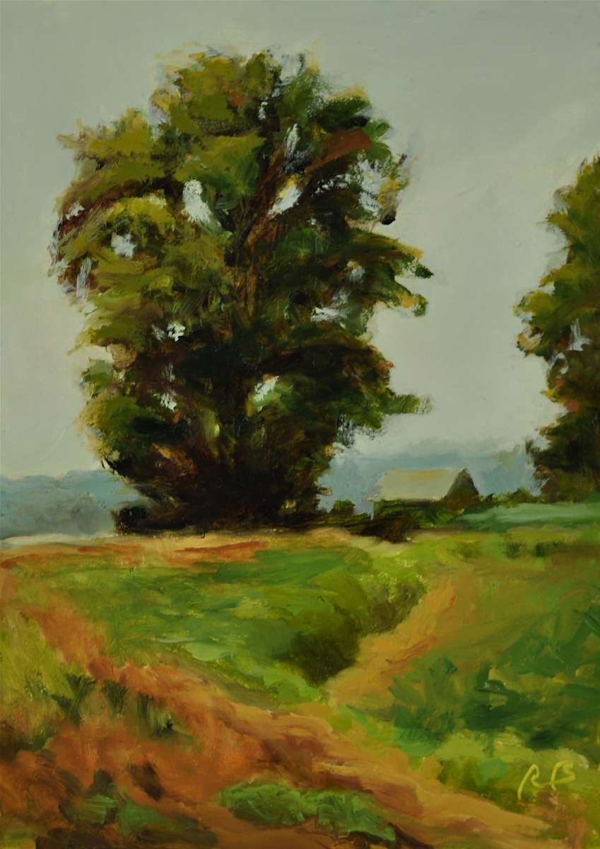 Dike Along Flats Road by Rosie Brouse Fine Art, Image 1.