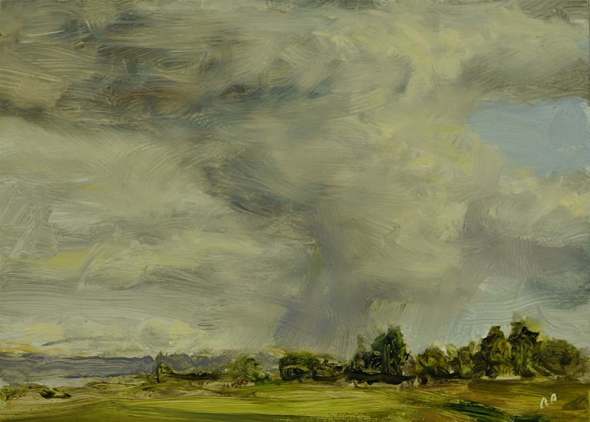 Whirling Clouds over Rayview by Rosie Brouse Fine Art 