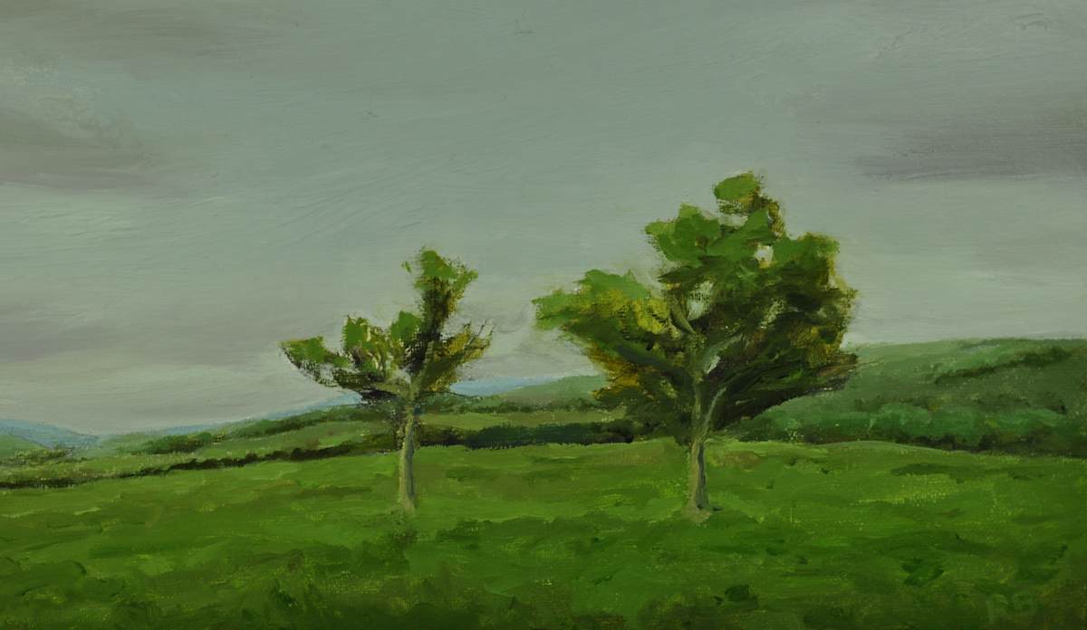 Two in the Wind by Rosie Brouse Fine Art, Image 1.
