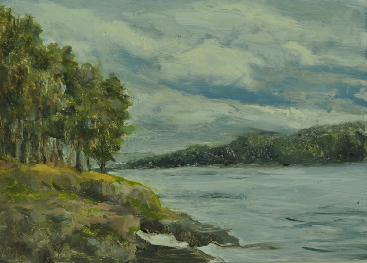 Silver Clouds at Doe Bay by Rosie Brouse Fine Art 