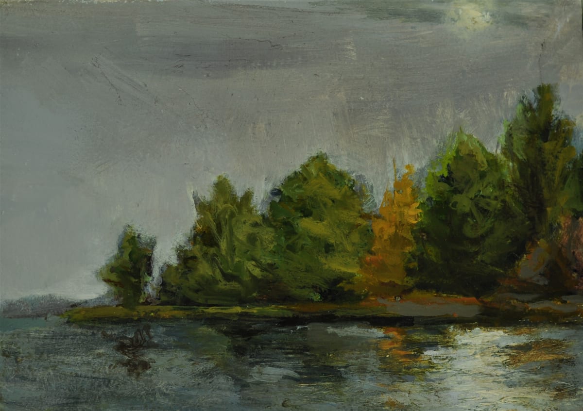 Seward  Park Evening by Rosie Brouse Fine Art 