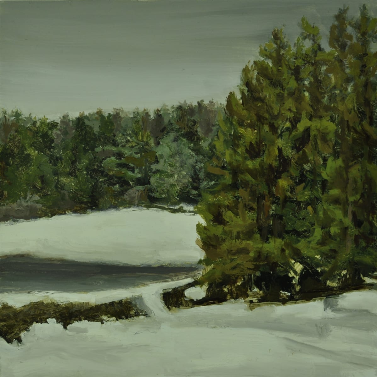 Skating Pond 1 by Rosie Brouse Fine Art 
