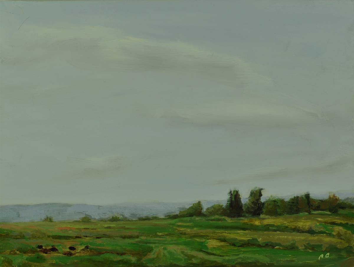 View from Marsh Road by Rosie Brouse Fine Art, Image 3.
