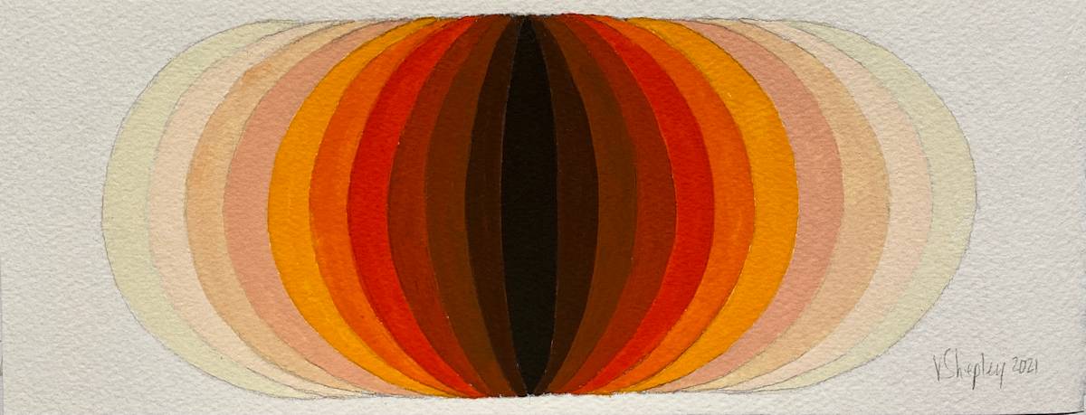 Radiating Light Study by Virginia Shepley, Image 1.