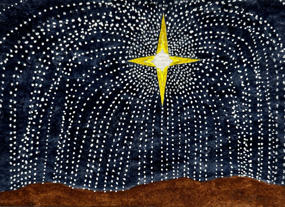 Star Shower (Study) by Virginia Shepley 