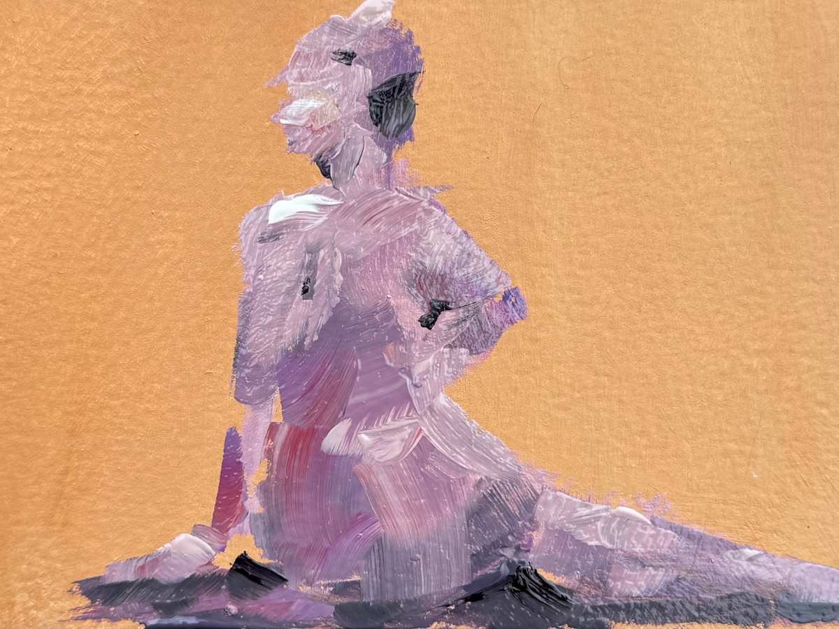 Oil study, Figure by Scott R. Froehlich, Image 1.