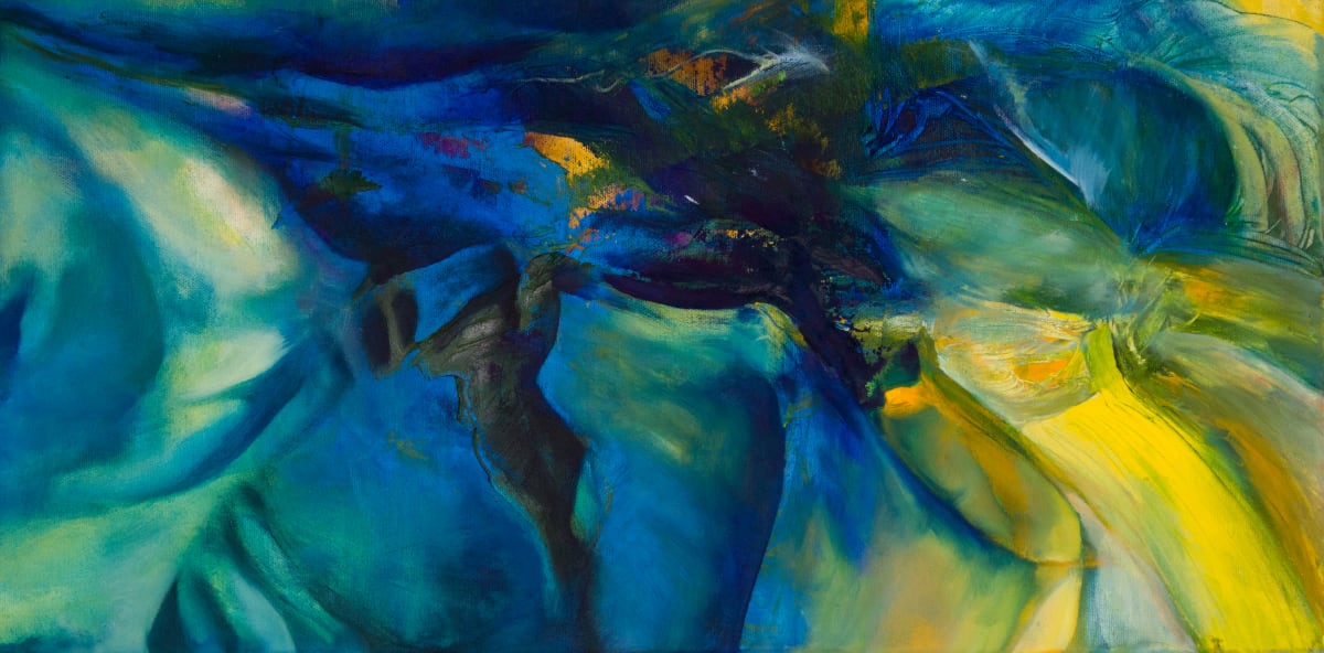 Out in the blue by Birgitt Luebkemann 