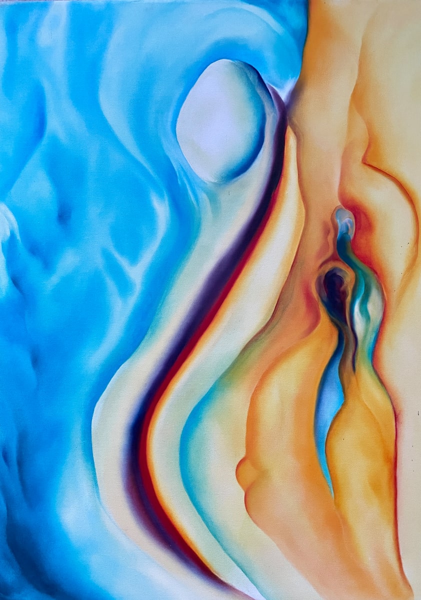 Fluss des Lebens by Birgitt Luebkemann 