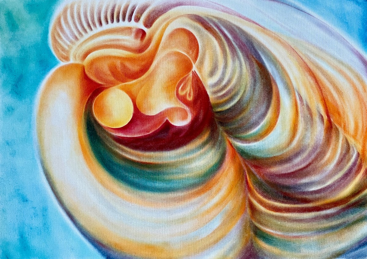 Schwung (Fabelwesen 1) by Birgitt Luebkemann 
