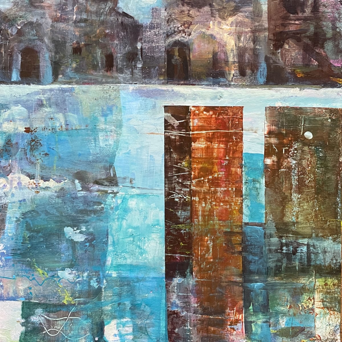 The lagoon, the pond and the stories beneath the surface 3-3 by Birgitt Luebkemann 