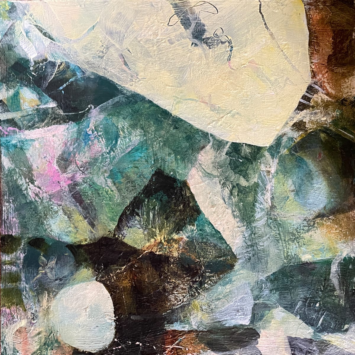 The river series 3 - 3 by Birgitt Luebkemann 