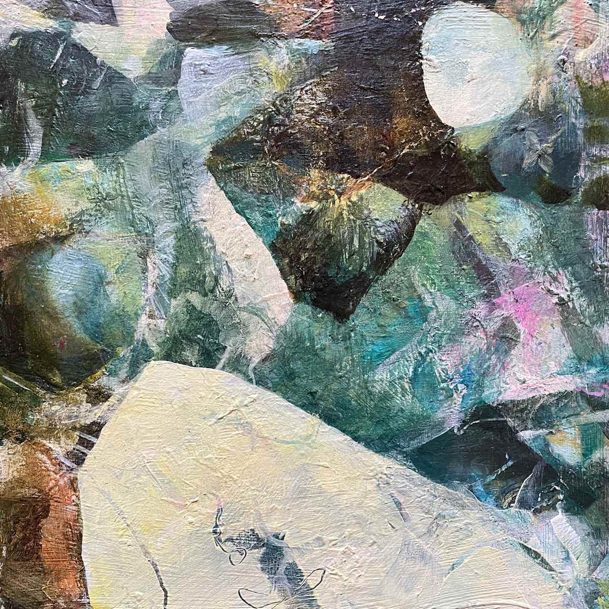 The river series 3 - 3 by Birgitt Luebkemann 