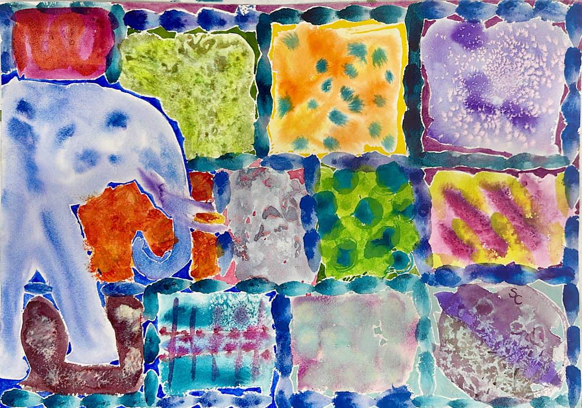 Elephant Sampler by Shelley Crouch 