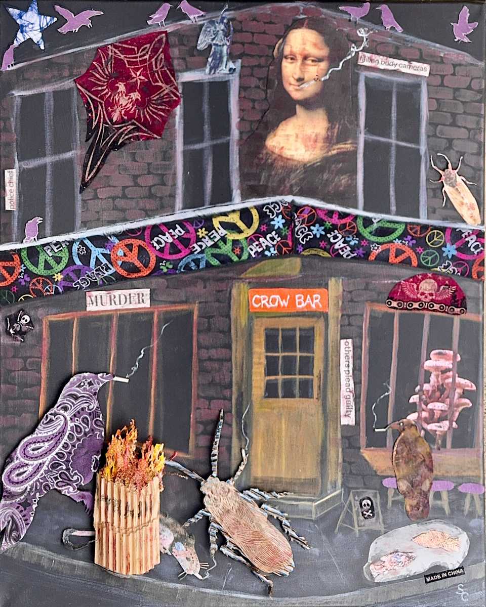 The Usual Suspects--A Crowllage by Shelley Crouch 