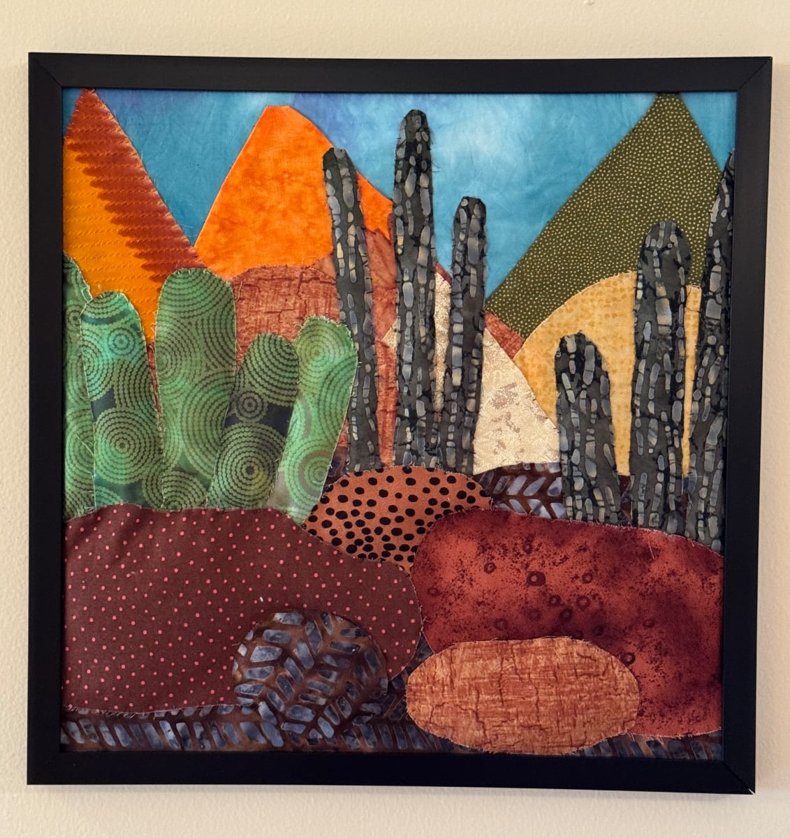 Threaded Sandscape by Shelley Crouch 