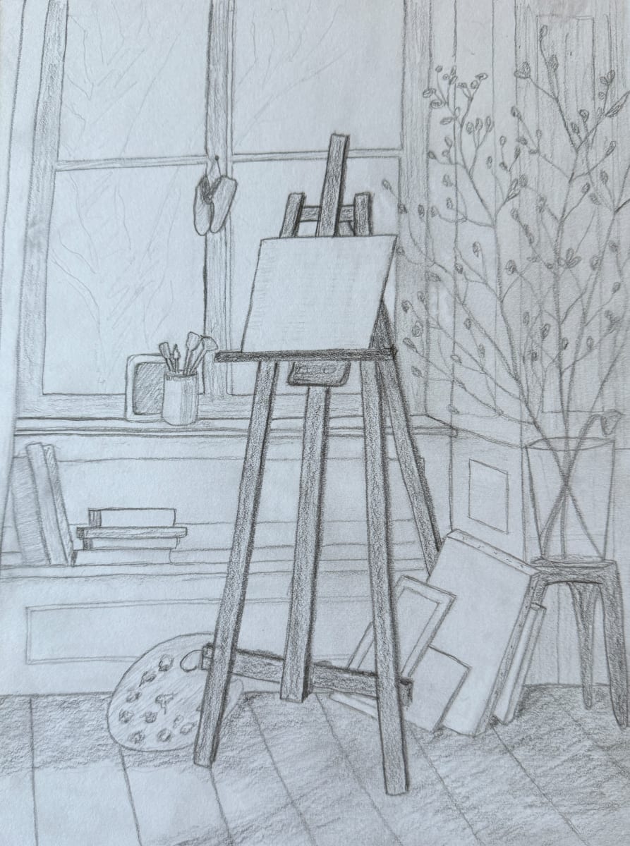 Awaiting Inspiration by Shelley Crouch 