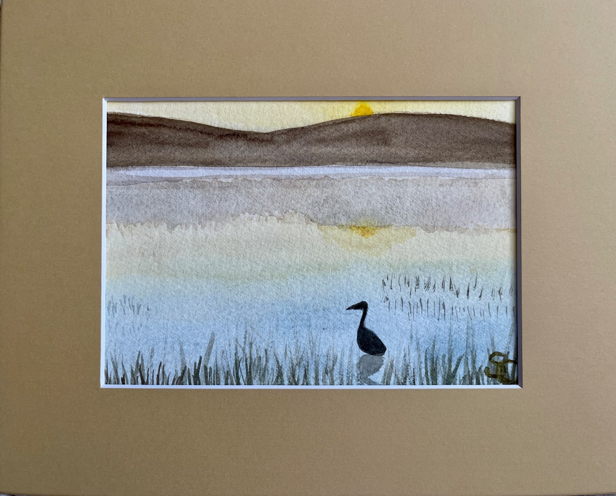 Heron at Dawn by Shelley Crouch, Image 1.