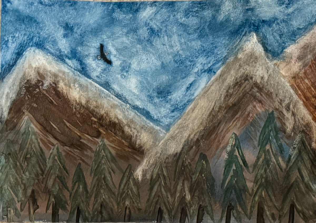 Purple Mountain Majesty by Shelley Crouch 