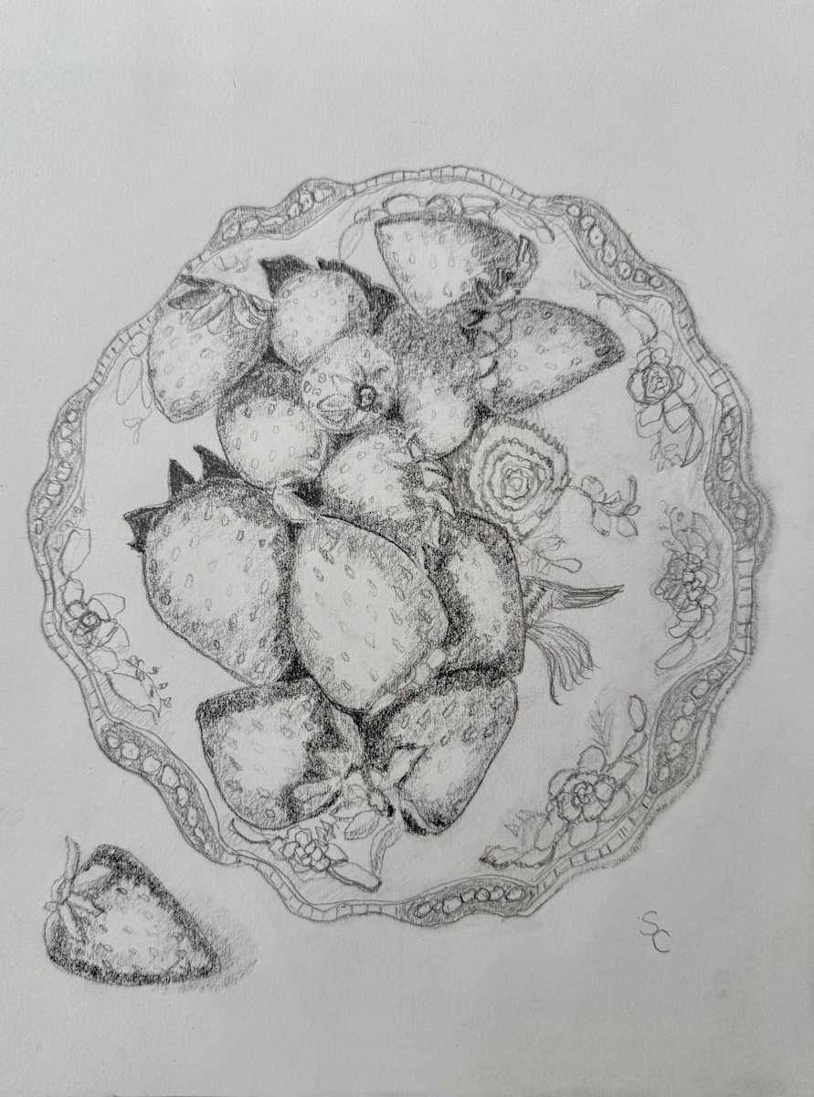 Summer Plate by Shelley Crouch 