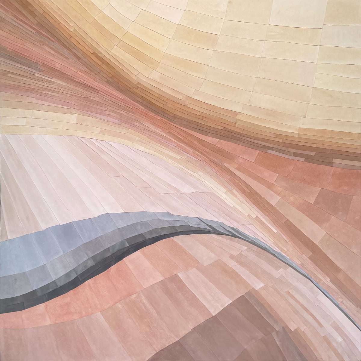 Commission Similar to Canyon (Brown) by Rachel Doniger 