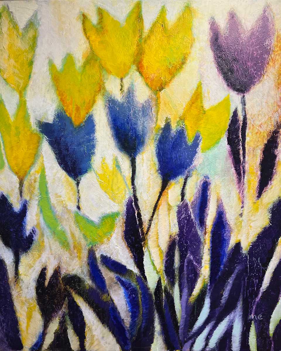Tulips in the Garden by Marianne Enhörning 