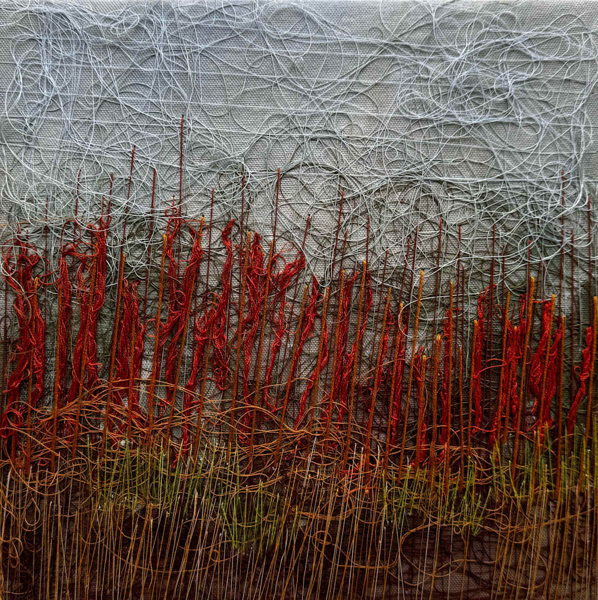 Colored Red for Autumn by Irmgard Geul 