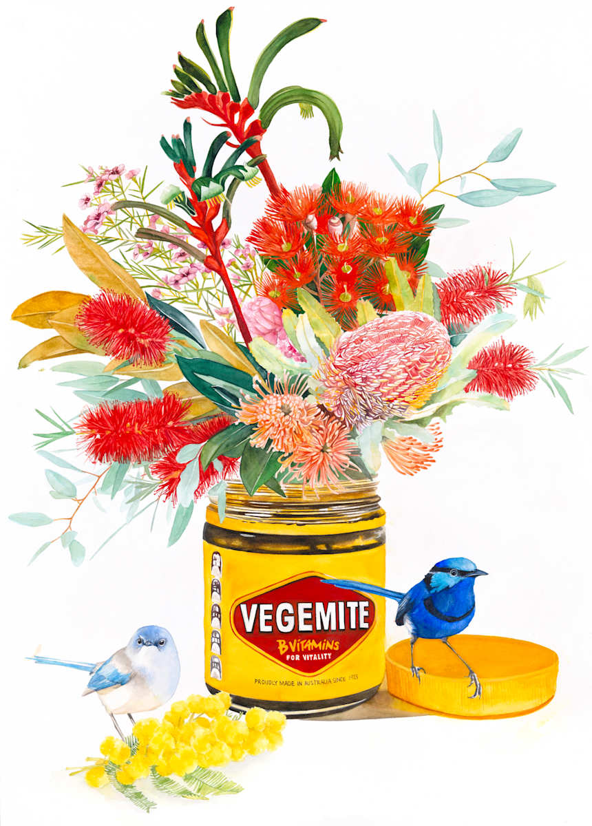 Vegemite Bouquet 2 by Polla Posavec 