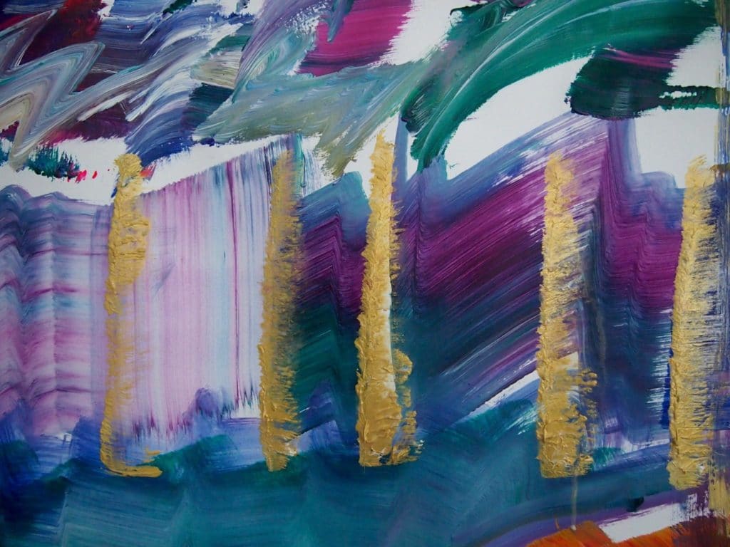 Bach/Busoni Chaconne - detail (2017) by Maryleen Schiltkamp  Image: musicpaintingLIVE