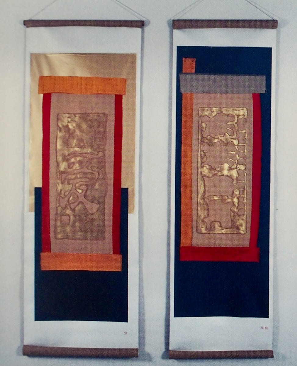 Scrolls I & II by Maryleen Schiltkamp  Image: Japanese collection