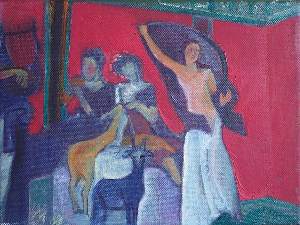 Villa dei Misteri 1 by Maryleen Schiltkamp 