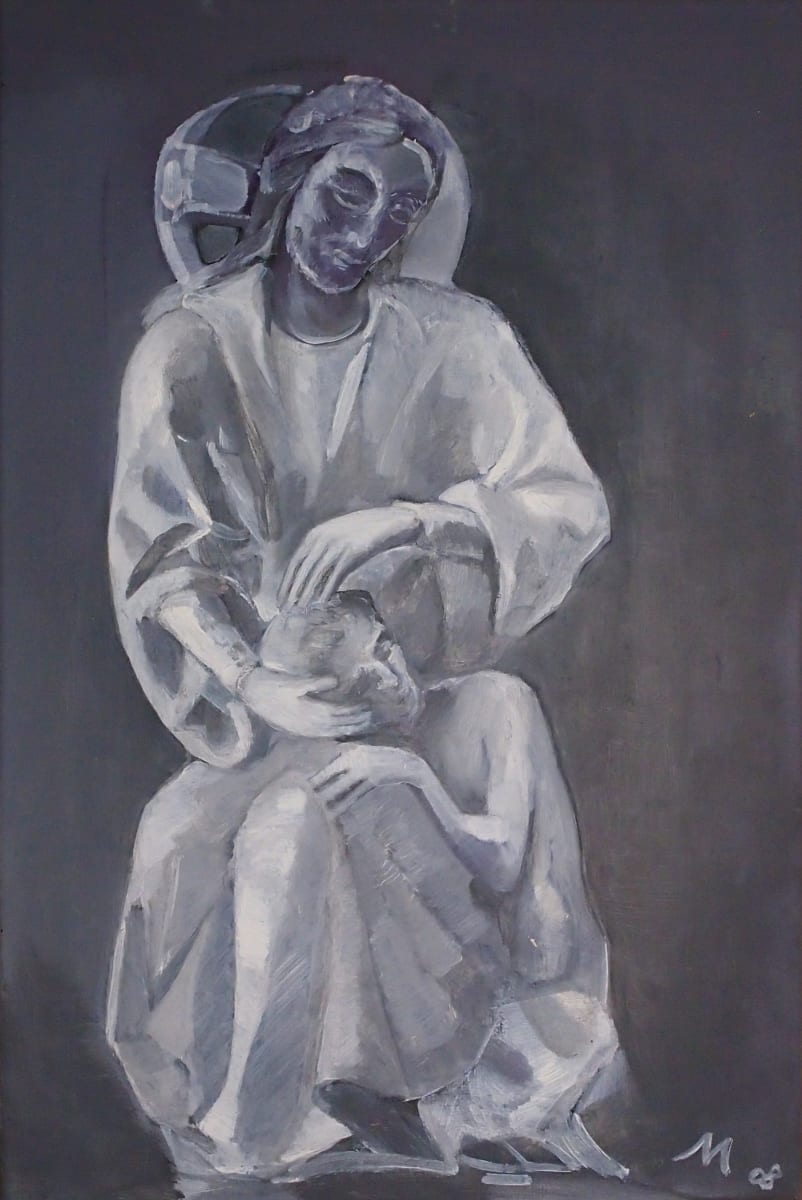 Christ by Maryleen Schiltkamp  Image: after a medieval sculpture
