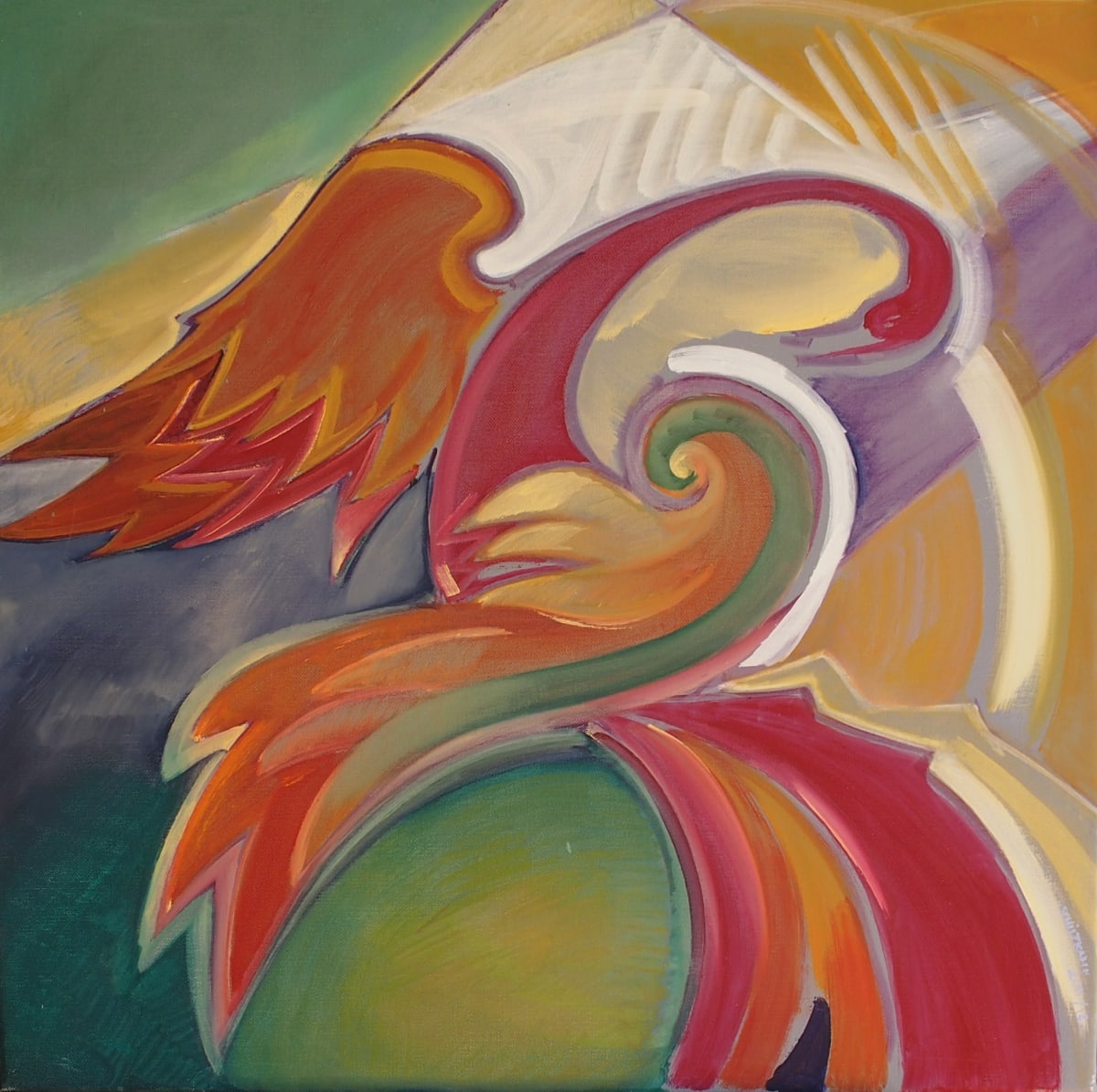 Sketch for Czech Firebird by Maryleen Schiltkamp 