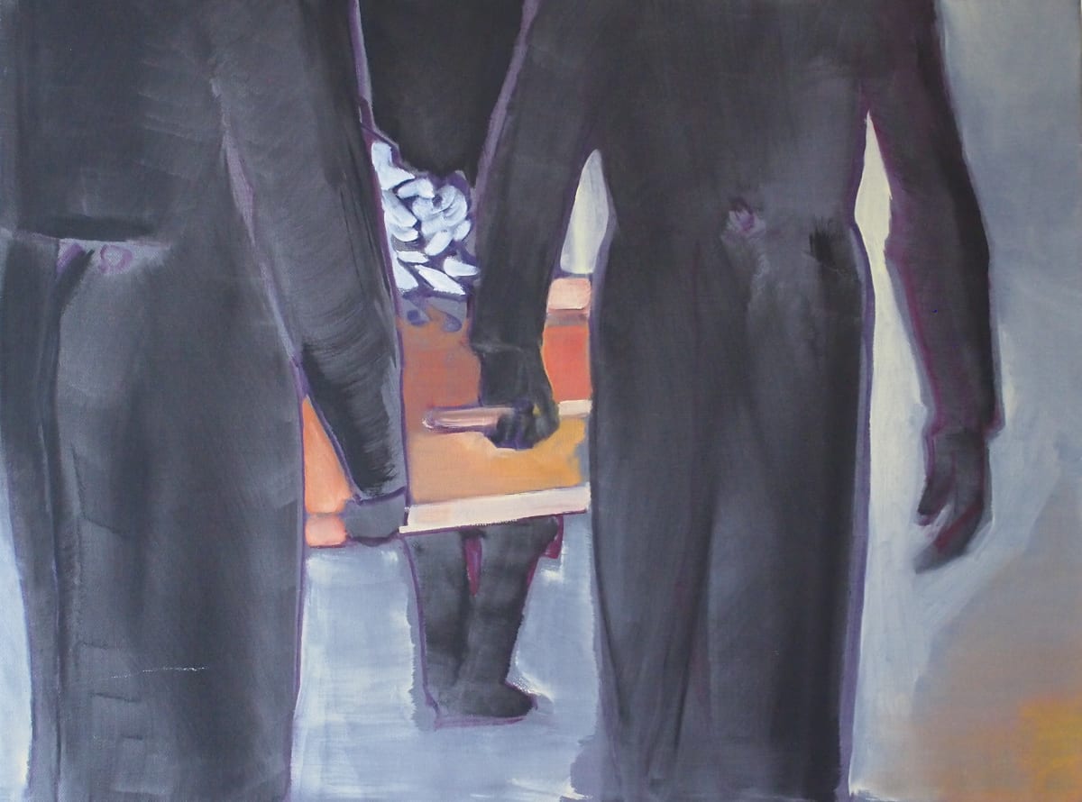 Bearers of the coffin (Sketch 1) by Maryleen Schiltkamp  Image: Westerveld
