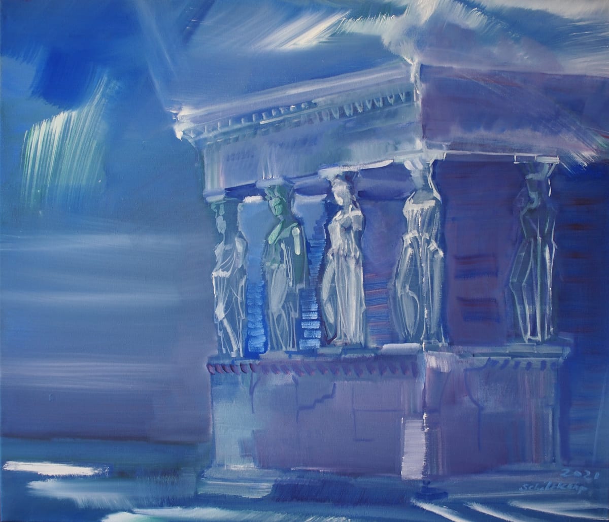 Erechteion - Karyatiden (2021) by Maryleen Schiltkamp  Image: ATLANTIS series