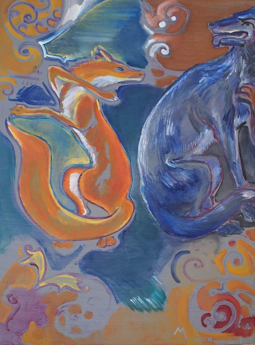 Fox & Wolf by Maryleen Schiltkamp, Image 1.