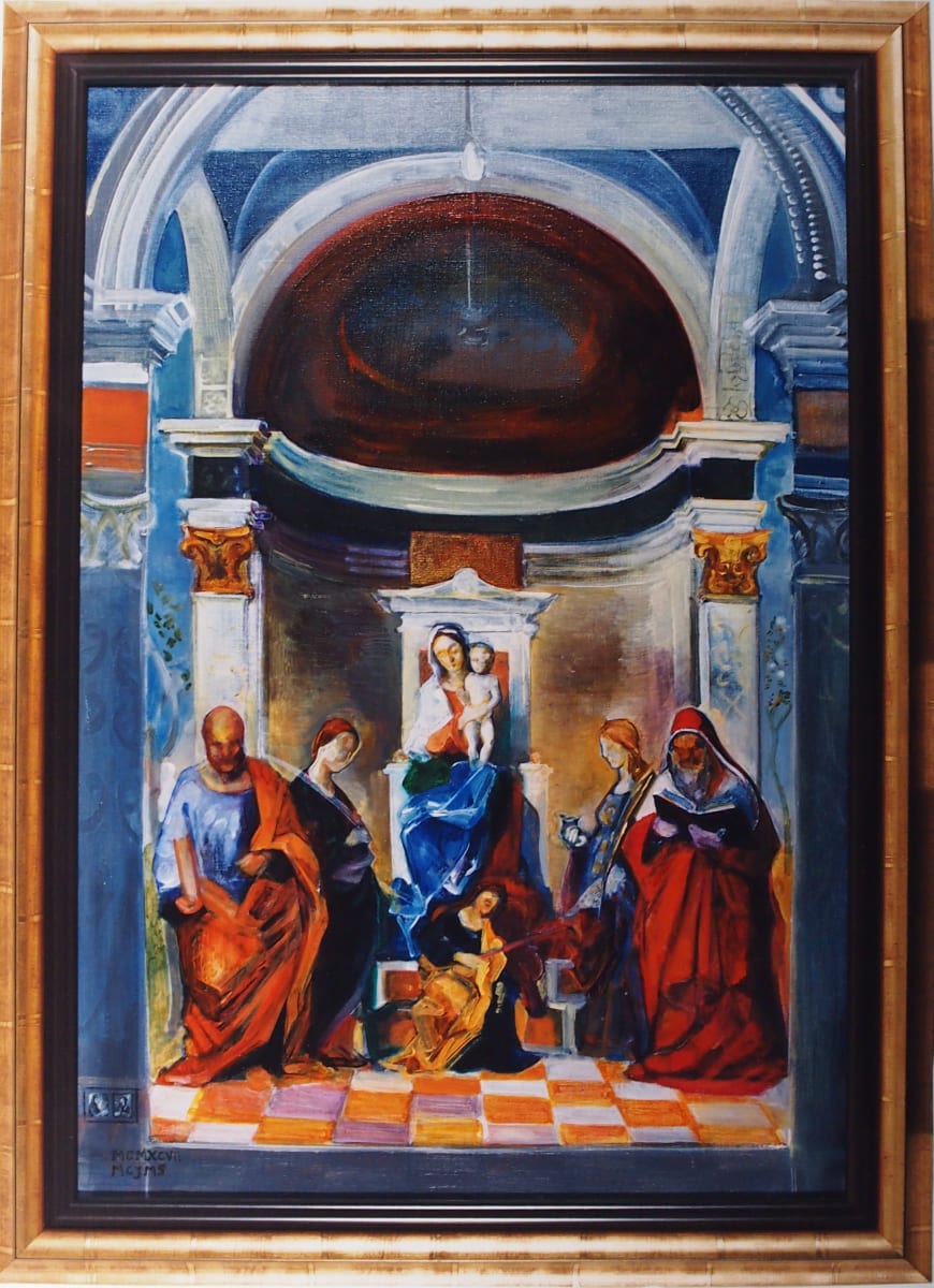 Giovanni Bellini by Maryleen Schiltkamp  Image: San Zaccaria Altarpiece