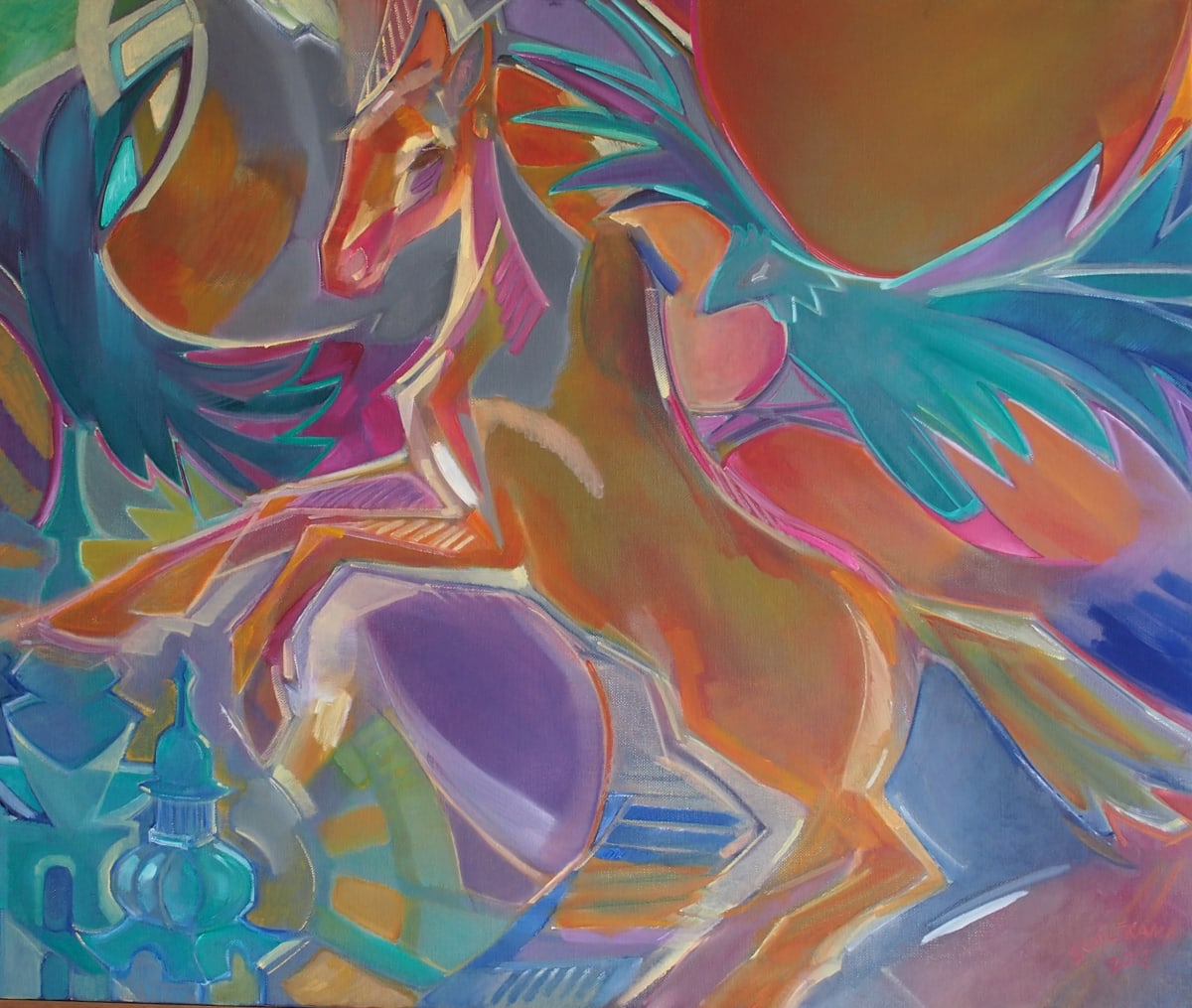 Kodaly - Hungarian Legend No.1 by Maryleen Schiltkamp  Image: Musicpainting