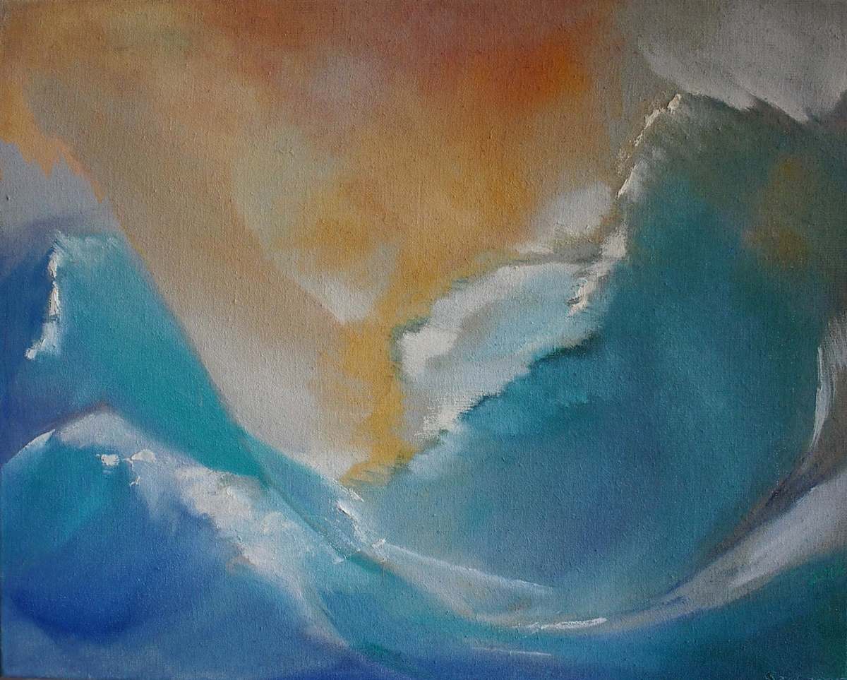 'New World' - Wave by Maryleen Schiltkamp, Image 1.