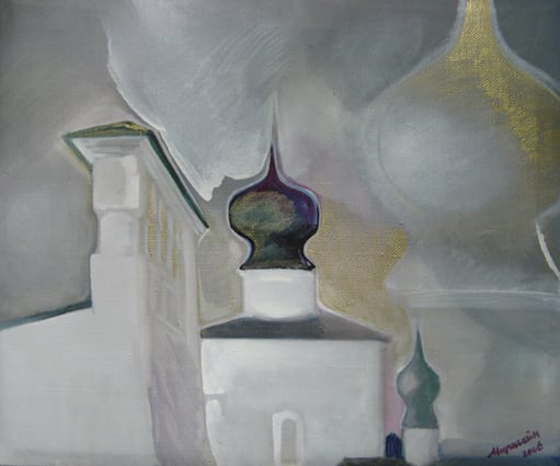 Pskov (2007) by Maryleen Schiltkamp  Image: Russian title: Псков